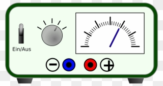 Ammeter Electricity Electronics Measuring Instrument - Ammeter Science Clipart