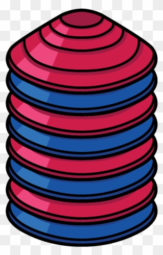 A Stack Of Cones - Circle Clipart