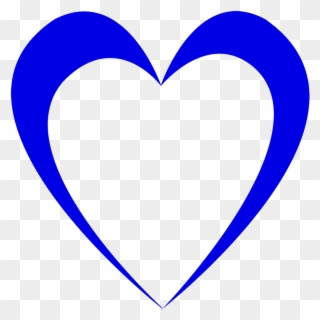 Wedding, Blue, Heart, Outline, Design, Love - กรอบ หัวใจ สี ฟ้า Clipart
