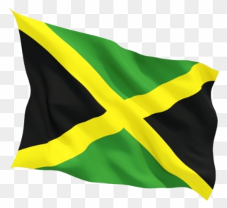 Jamaica - Jamaican Flag Waving Png Clipart