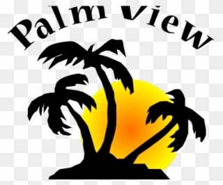 Palm View Villa Clipart