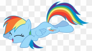 Floor Vector Cartoon Vector Transparent - My Little Pony Rainbow Dash Laugh Clipart