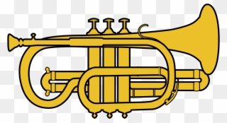 Cornet À Pistons - Clip Art Cornet - Png Download