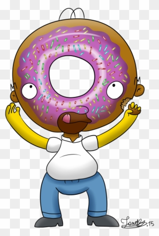 Image Freeuse Stock Homer Simpsons Donuts Head By Jonas - Simpsons Donut Clipart