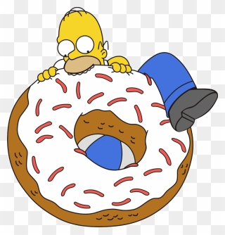 Image Library Download Doughnut - Donuts From The Simpsons Clipart