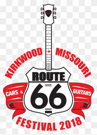 Clipart Freeuse Library 9 11 Clipart Logo - Route 66 Guitar - Png Download