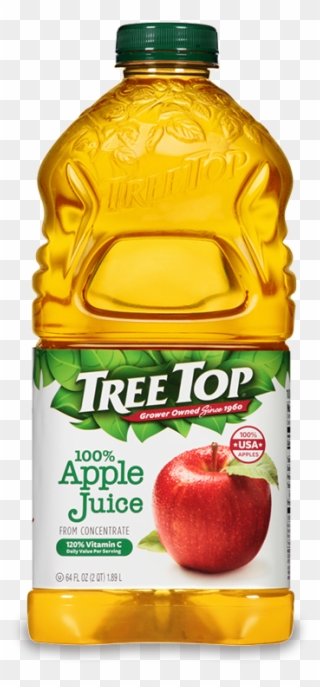 Tree Top Juice 64oz - Treetop Apple Juice Clipart