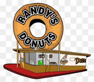 Design Unique And Outstanding Logo For You - Randy's Donuts Logo Clipart