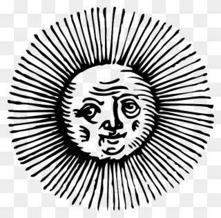 Related Image Sun Clip Art, Sun Art, Sun And Moon Tarot, - Old Sun - Png Download