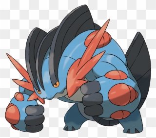 Swampert Sugimori Artwork - Pokemon Swampert Clipart