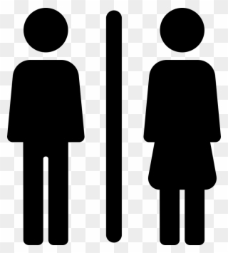 Baggage Drop Toilets - Toilet Person Sign Png Clipart
