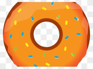 Dougnut Clipart Orange Donut - Clipart Donut - Png Download