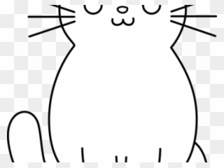 Kittens Clipart Simple - Easy Kitten Drawing - Png Download