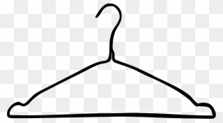 Hanger Clipart Wire Hanger Picture Free Library - Wire Hanger Clip Art - Png Download