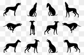 Greyhound Silhouette Clipart