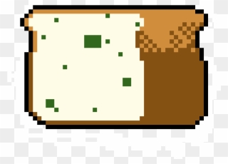 Garlic Bread - Pixel Art Clipart