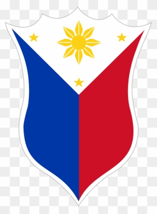Philippine Flag Shield Logo Clipart