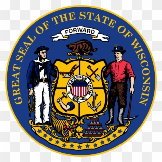 Open - Wisconsin State Seal Clipart