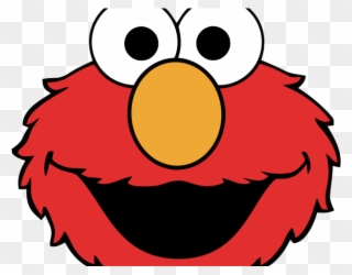 Sesame Street Clipart Monsters - Elmo Face No Background - Png Download
