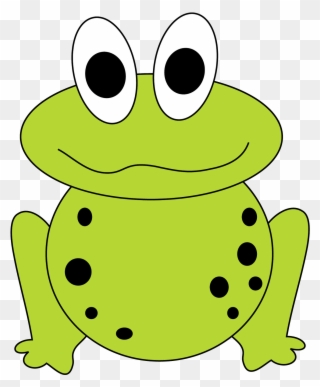 Frog Clip Art Cute Clipart Image - Frog Clipart Easy - Png Download