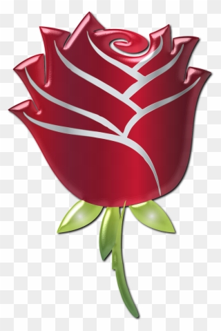 How To Make A Rose - Clip Art Rose - Png Download