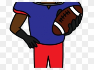 Sports Activities Clipart Simple Football Player - Drawing - Png Download