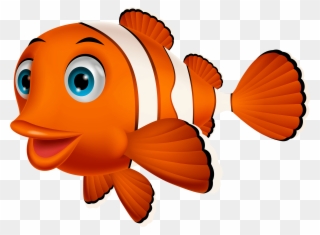 Clown Fish Clipart - Clown Fish Cartoon Png Transparent Png
