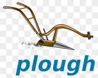 File - Wikivoc-plough - Svg - Cartoon Image Of Plough Clipart