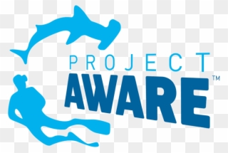 Aware Coral Reef Conservation Diver - Project Aware Logo Download Clipart