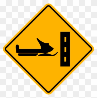 Falling Rocks Road Sign Clipart