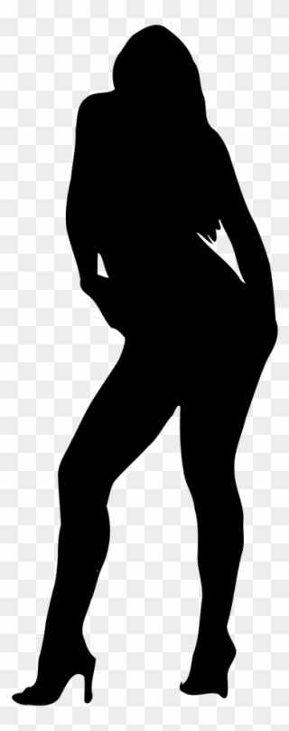Sexy Woman Silhouette Free Clipart