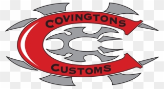 Covingtons Chrome & Black Hot Rod Motorcycle Exhaust - Covingtons Customs Clipart