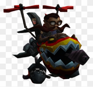 Corki Hot Rod Render - Corki League Of Legends Png Clipart