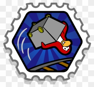 Club Penguin Epic Cannon Stamp Clipart