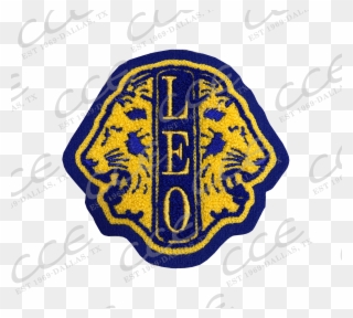 Leo Club Sleeve Patch - Emblem Clipart
