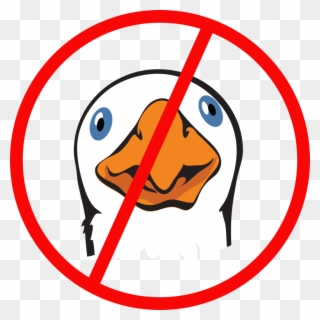 File - No Geese - Svg - Wikimedia Commons - No Geese Allowed Sign Clipart