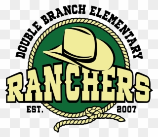 Double Branch Elementary School - Illustration Clipart