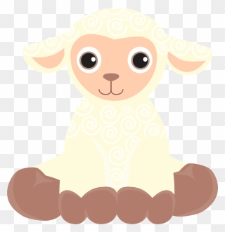 Sheep, Lamb, Cub, Wave, Farm, Home, Herd, Cute - Sheep Graphic Clipart