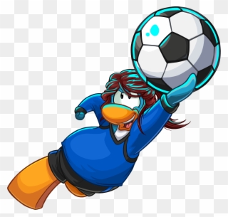 Poem Clipart Soccer - Soccer Penguin - Png Download