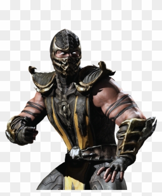 Clip Arts Related To - Mortal Kombat X Silver Scorpion - Png Download