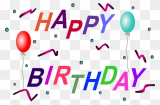 Happy Birthday Clip Art, Birthday Clips, Happy Birthday - Download Free Clip Arts - Png Download