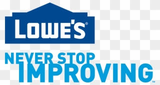 Play Sets At Lowe's - Lowes Logo Never Stop Improving Clipart
