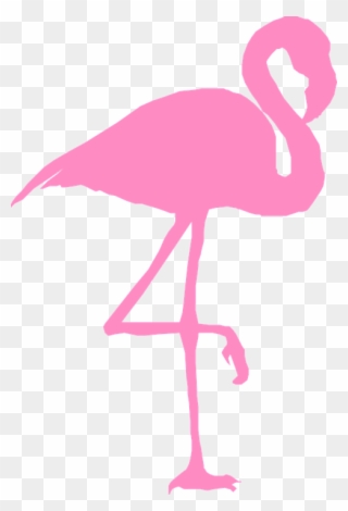Clip Art Transparent Library Flamingo Clipart - Pink Flamingo Silhouette - Png Download