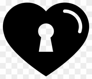 Image Transparent Download Heart Svg Png Icon - Heart Lock Svg Clipart