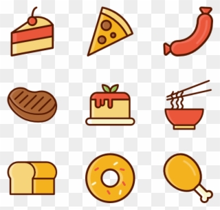 Food - Proteins Cartoon Icon Clipart