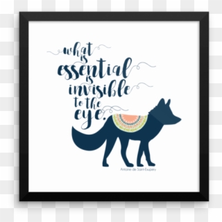 The Fox Original Artwork Featuring The Timeless Quote - Mug Little Prince Quotes Clipart