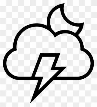 Storm Day Weather Interface Symbol Of Sun Cloud And - Sun With Clouds Drawing Clipart