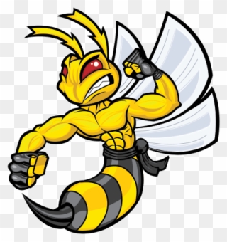 Hornet Clipart Advance - Angry Wasp - Png Download