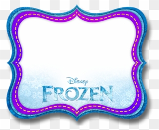 Free Frozen Printable Invitations, Labels Or Cards - Disney Frozen Frame Png Clipart