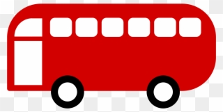 Bus Clipart Toy Bus - Red Bus Icon Png Transparent Png